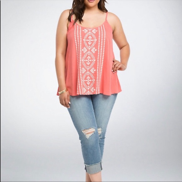 Torrid Coral Tank Top - Picture 7 of 8